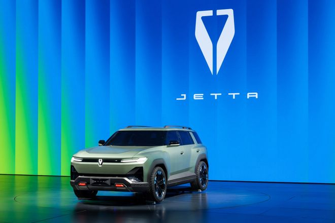 ▲捷达品牌纯电概念车JETTA X。