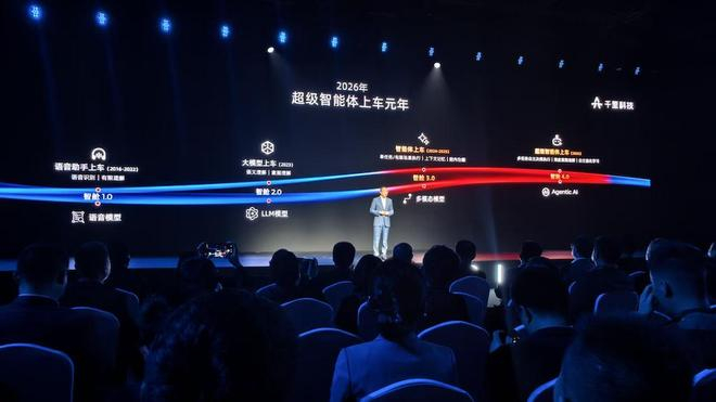 ▲千里科技认为2026年是超级智能体上车元年