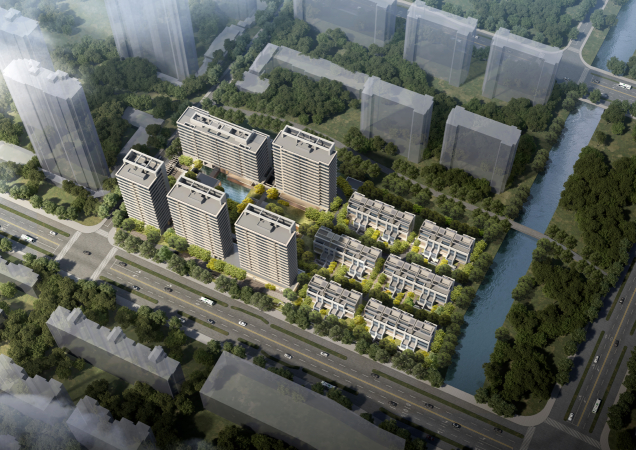 安璞项目鸟瞰效果图示意·仅供参考