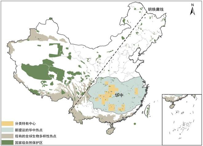 华中热点范围示意图