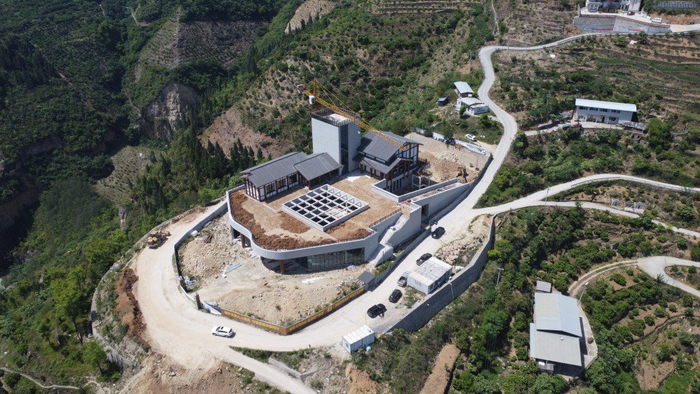 ▲正在建设的白帝城考古遗址公园