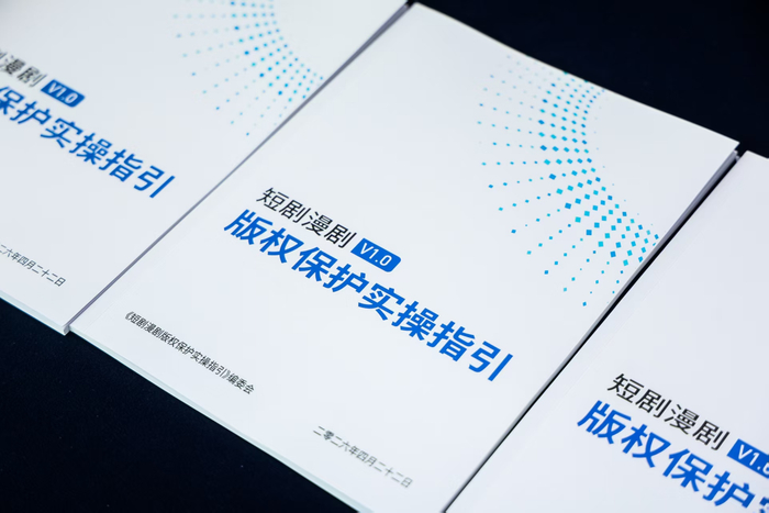 图注:《短剧漫剧版权保护实操指引》V1.0样式