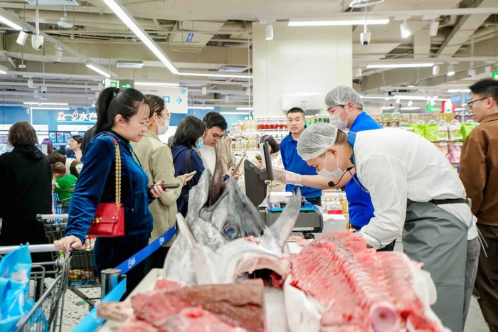 盒马直营首店。