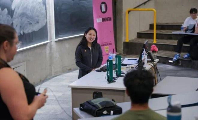 ▲Serena Ge。图/滑铁卢大学INS 截图