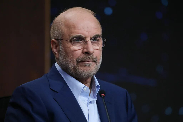 △伊朗伊斯兰议会议长卡利巴夫（资料图）