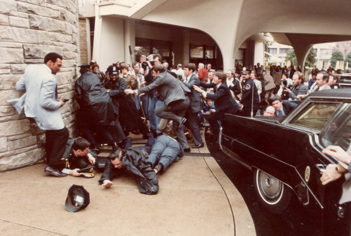 ▲里根遇刺事件现场