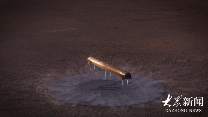 “玄鸟-R”火箭采用“气动减速+水平着陆”的全新技术路线（动画截图）