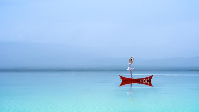 茶卡盐湖（来源：乌兰县人民政府官网）