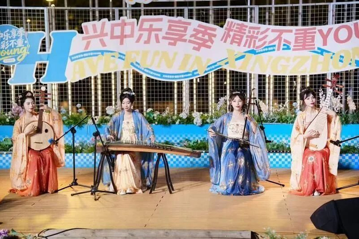 野趣青年市集上将上演古筝、琵琶演绎经典民谣。通讯员供图