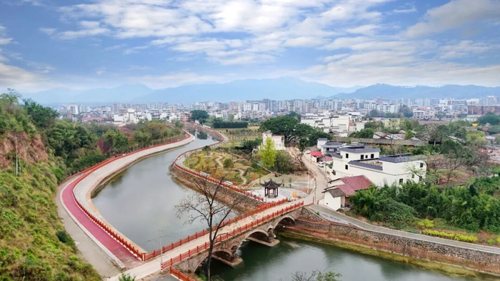 乌迳镇美丽河道。