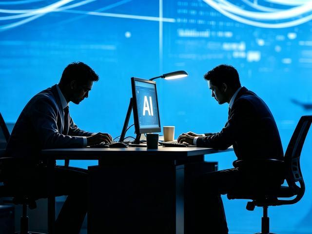 人们用AI办公 AI生成图片