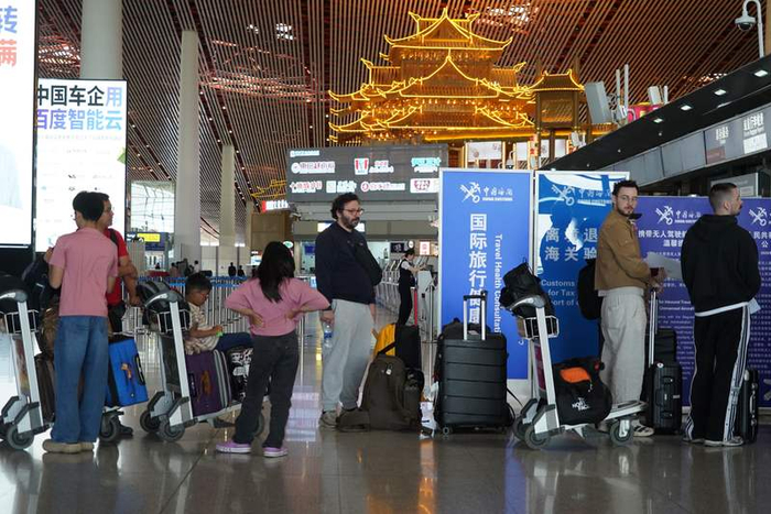 首都机场将迎来“五一”假期节前客流高峰。新京报记者 陶冉 摄