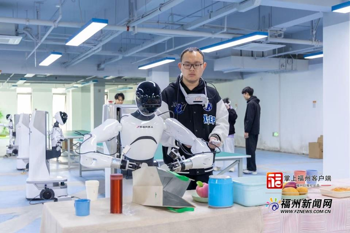 具福科技数采中心为机器人“大脑”进化提供高质量数据支撑。资料图