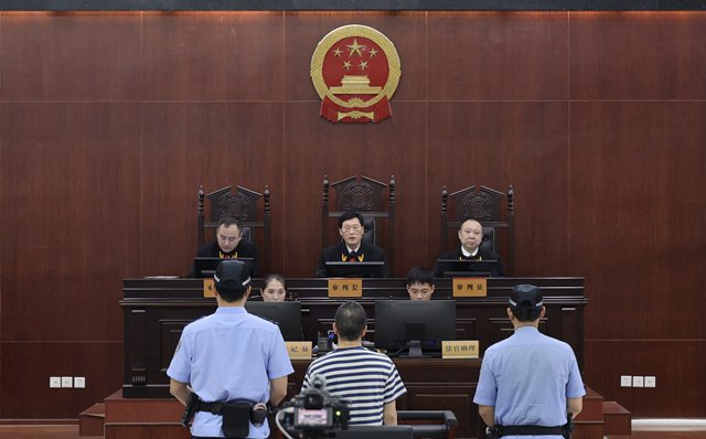 图为庭审现场。蒋娟 摄
