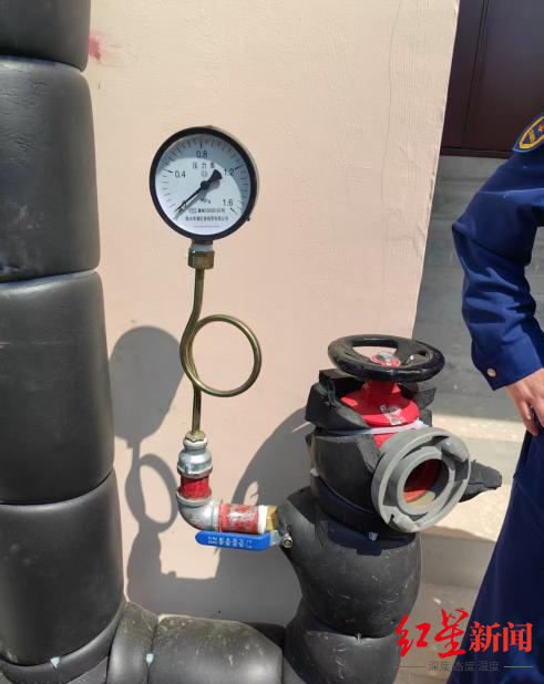 ▲部分消防管网无水压。