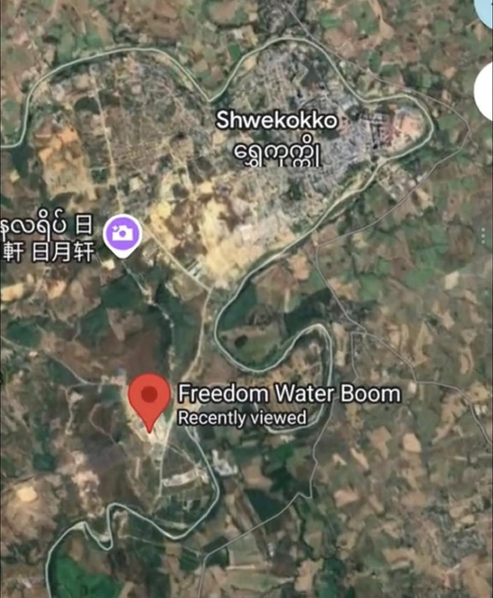 ▲该项目的地理位置