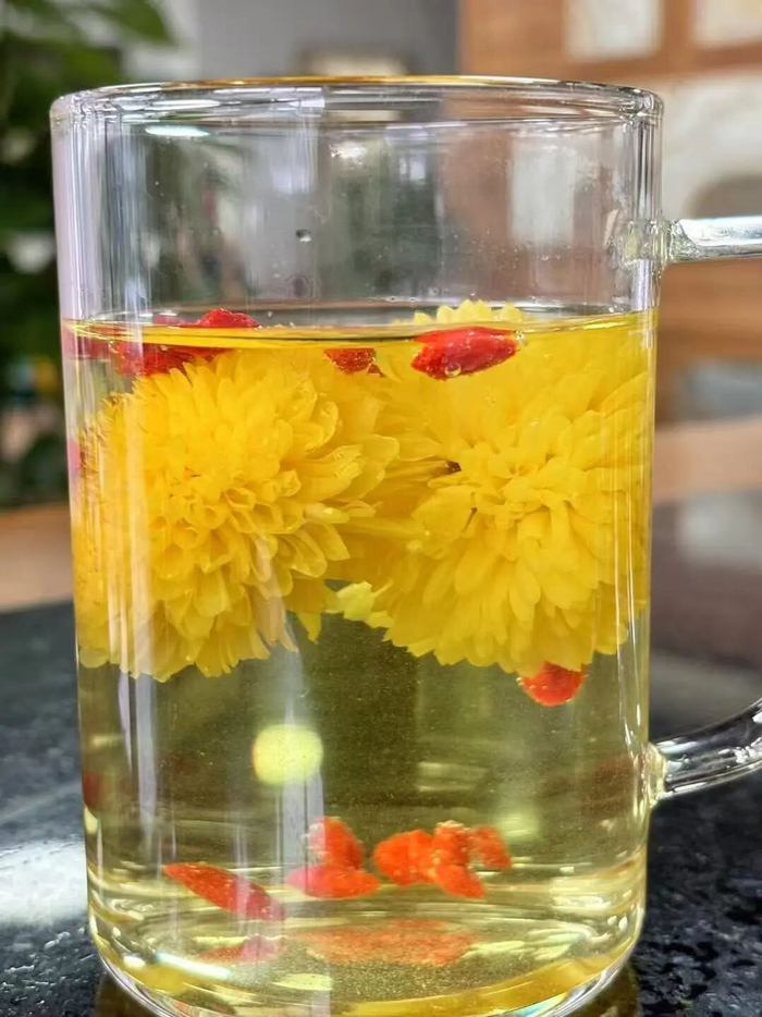 ▲金丝皇菊茶。受访者供图
