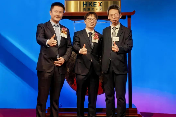 左起：曦智科技张弘、沈亦晨，中科创星米磊