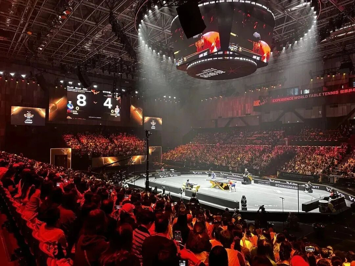 WTT中国大满贯主场馆“八极场”/图源：北京石景山官方公众号