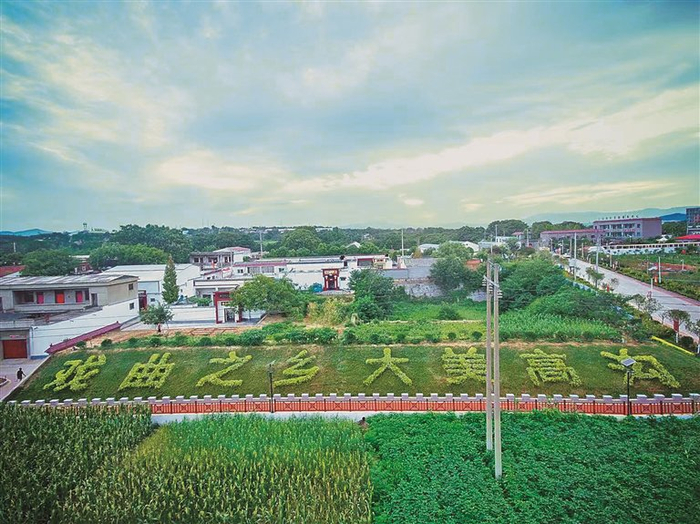 俯瞰河南新密高沟村。高亚柯摄/光明图片