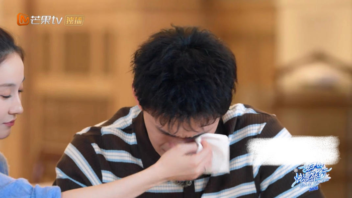 孙杨流泪 图据节目截图