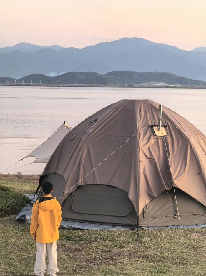 欢乐滨海乐园沙滩营地。