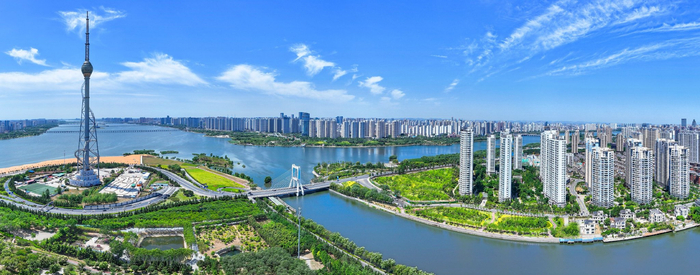 图为 临沂市城区风光