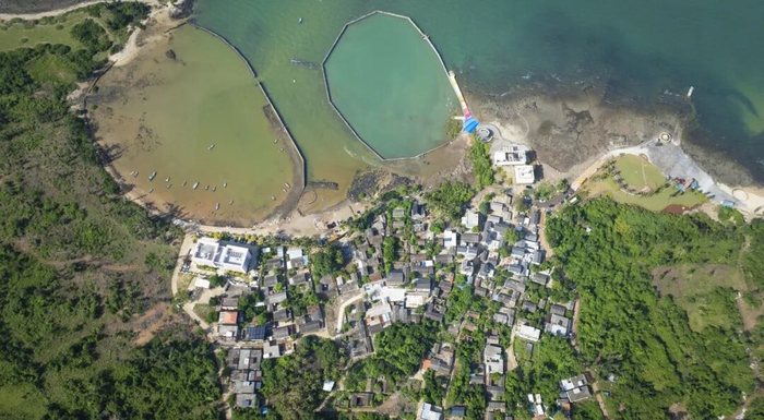 位于儋州市木棠镇神冲村的海南神冲滨海旅游度假区首开区。南海网、南国都市报记者 李昊 摄