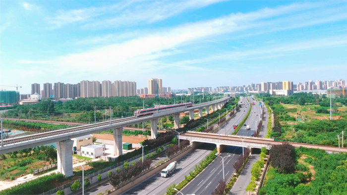 宁滁城际铁路与京沪铁路交汇