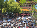 五一前三天人气“爆棚”！黄鹤楼连发客流预警