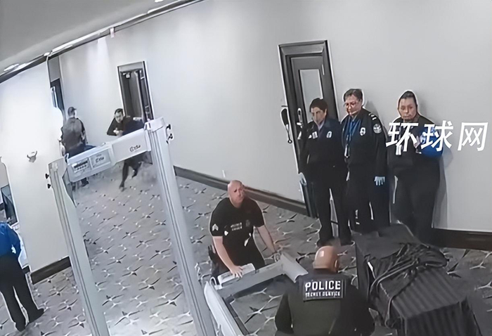 ▲枪击事件现场视频截图 据环球网