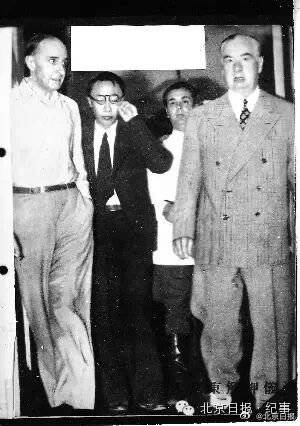 溥仪来到审判日本战犯的东京法庭。
