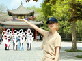 知名女演员现身西安景区！