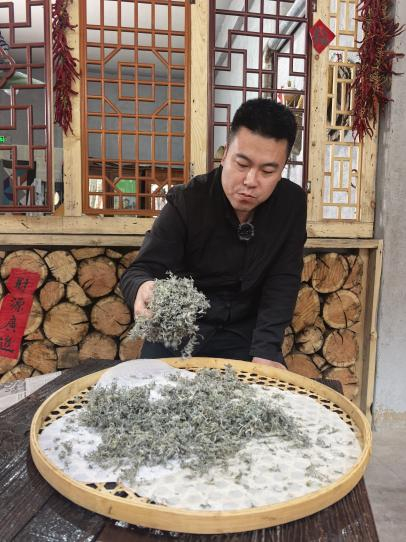 ▲白蒿是春日的限定美味