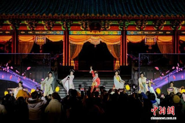 杭州德寿宫行浸式夜游项目《德寿夜宴》。上城区文商旅集团 供图