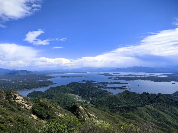 云龙涧风景区望湖台。