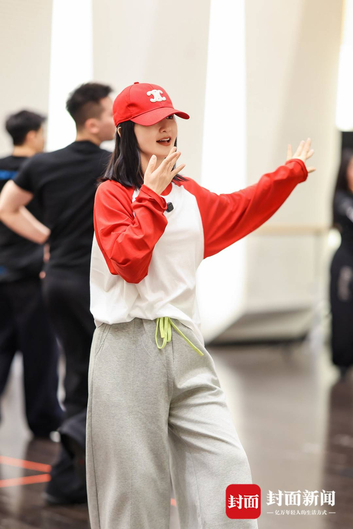 谢娜演唱会前排练，图源受访者