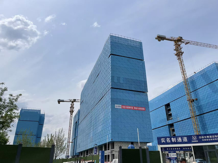 雄安新区某在建项目 每经记者 陈梦妤 摄