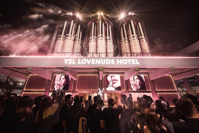 YSL“勿扰酒店”限时快闪。受访者供图