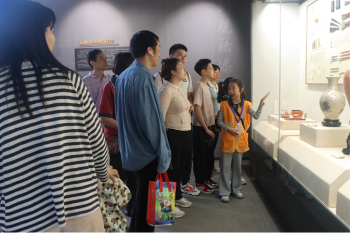 “小小非遗讲解员”公益讲解。福州市文旅局 供图