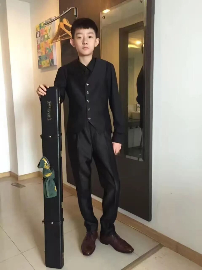 小时候的吴宜泽。吴宜泽堂姐供图
