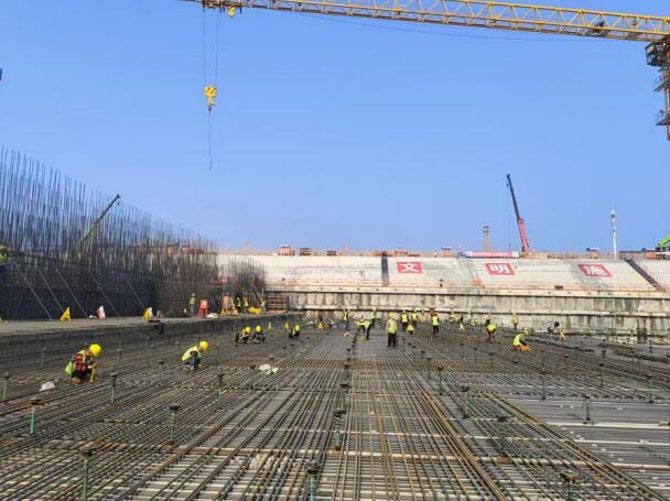 新站高新区综合水质净化工程施工现场