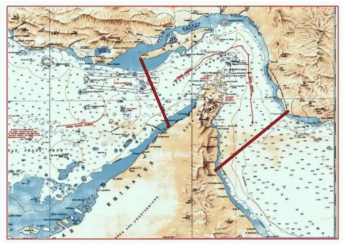 当地时间5月4日，伊朗伊斯兰革命卫队海军当天公布了一份霍尔木兹海峡地区的新地图。图据央视新闻
