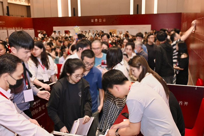 深圳光明一新盘选房现场，图源：光明区住建局