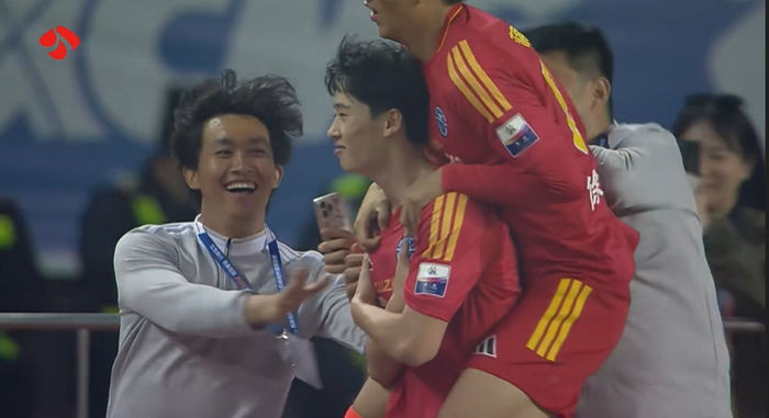 上图为4月18日 苗润东参加2026“苏超”徐州VS泰州比赛