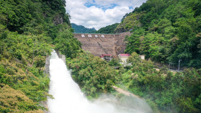   黄岗水库汛期预泄腾库（资料图）。新华网发（龙岩市水利局供图）