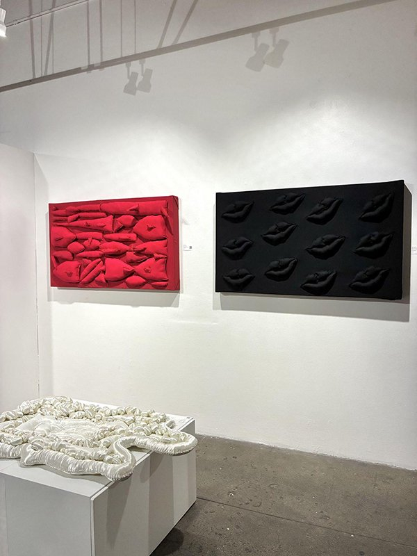 图:吴晓晓作品在Ellsworth Artist Residency 艺术展