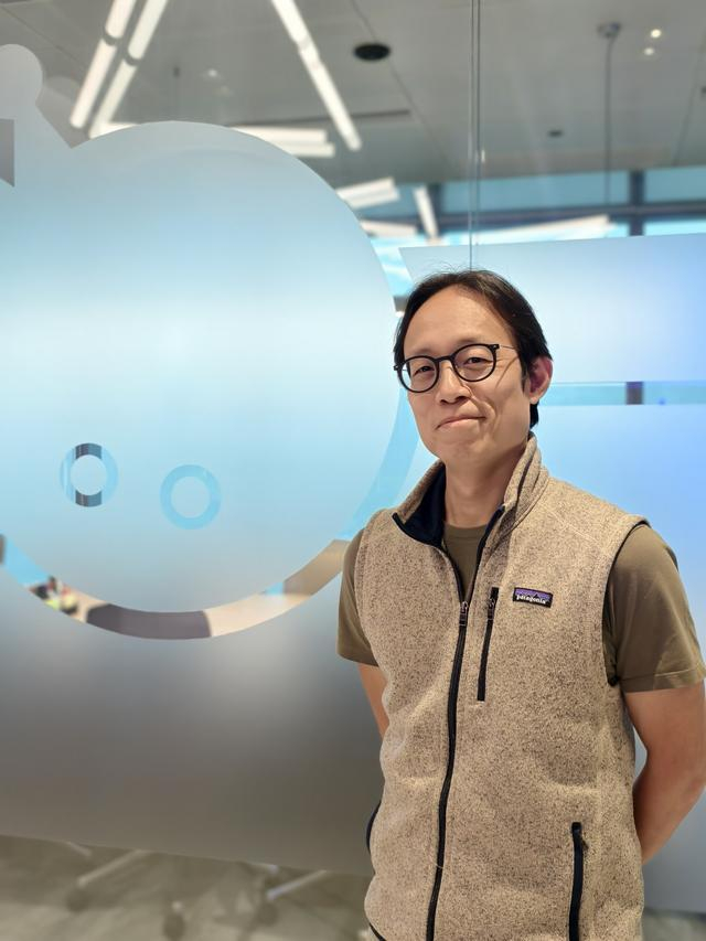 安拟集团联合创始人兼执行主席萧逸 图片来源：每经记者 赵景致 摄