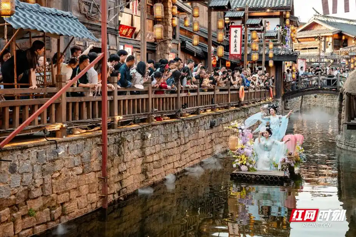 “五一”假期的南岳里度假区。图源：南岳区文旅广体局