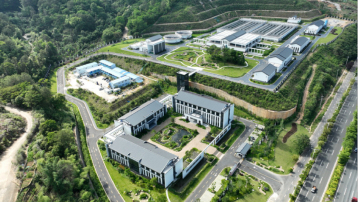 龙岩市北翼水厂（资料图）。新华网发（龙岩市水利局供图）